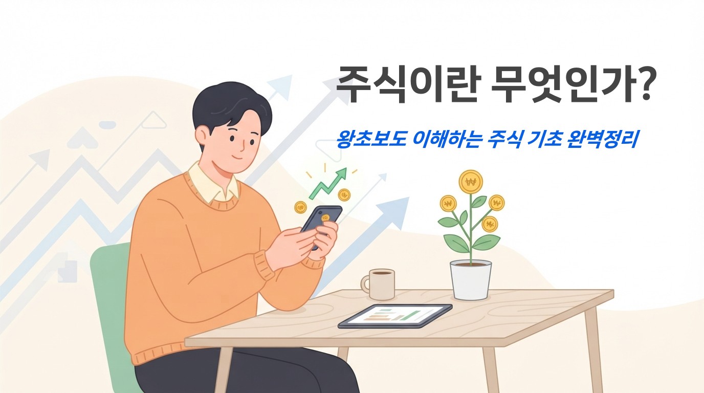 주식이란 무엇인지 알아보는 왕초보 주식 기초 가이드 대표 이미지